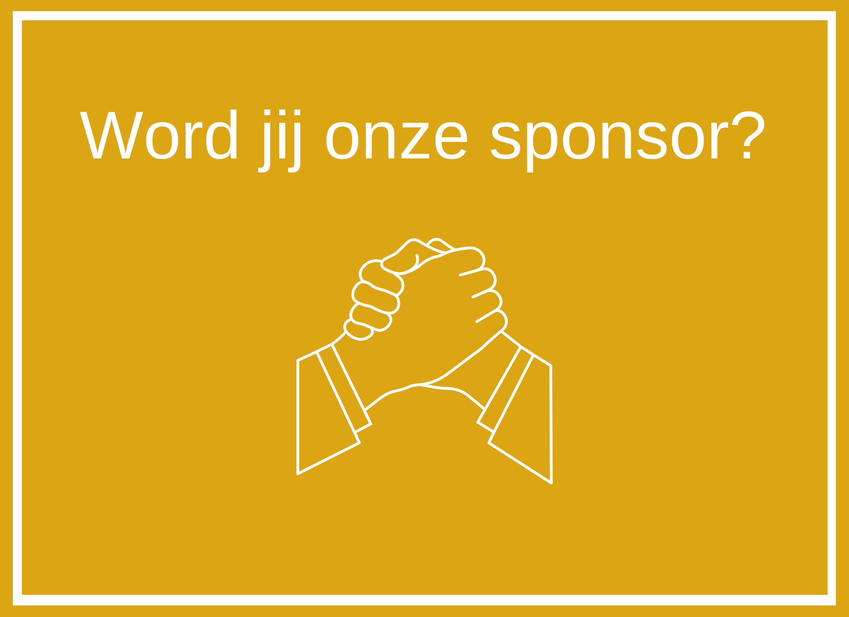 Word jij onze sponsor?